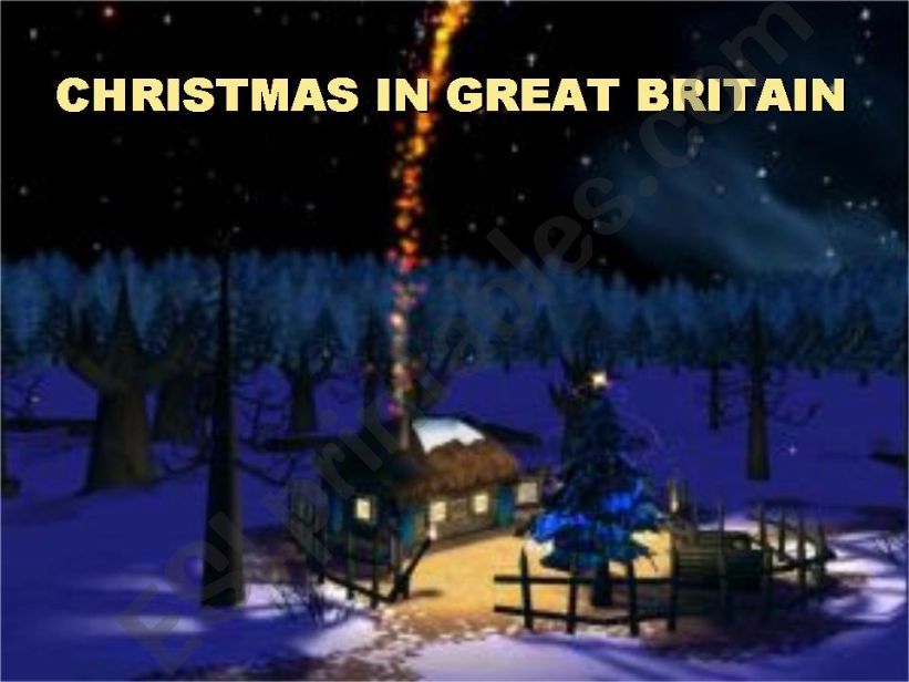 Christmas in Great Britain powerpoint