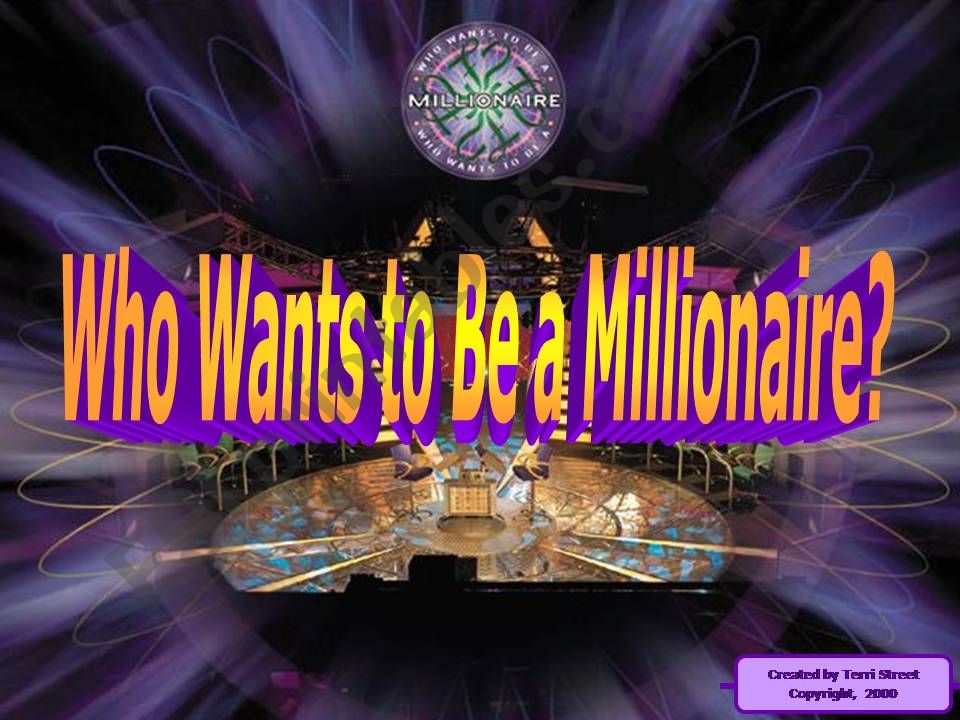 Who wants to be a millionnaire - If clauses