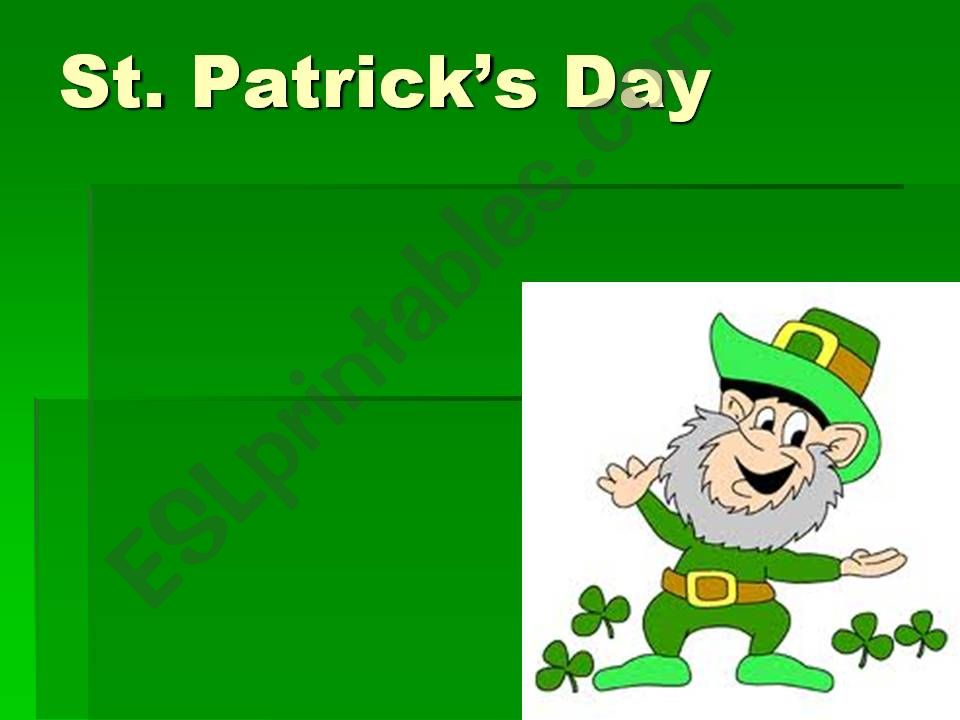 St Patricks day powerpoint