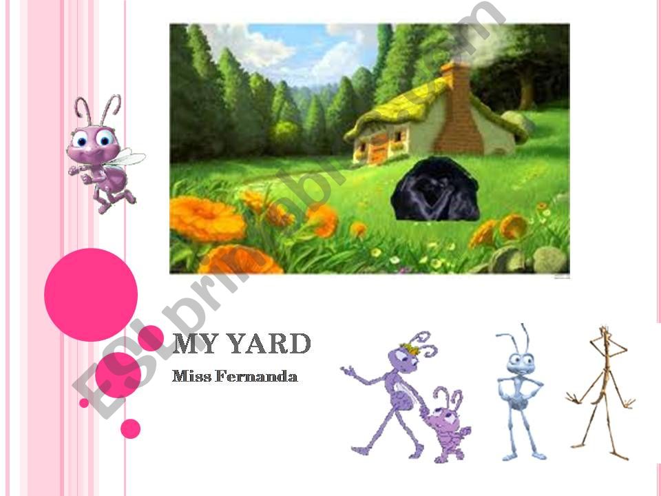 My yard  powerpoint