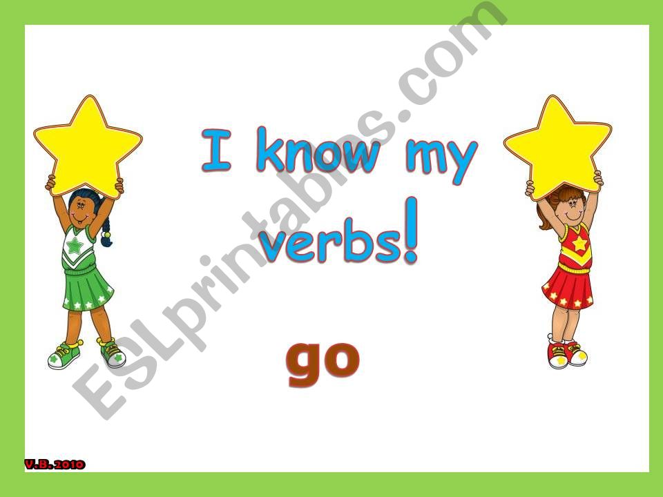 How to use the verb- GO powerpoint