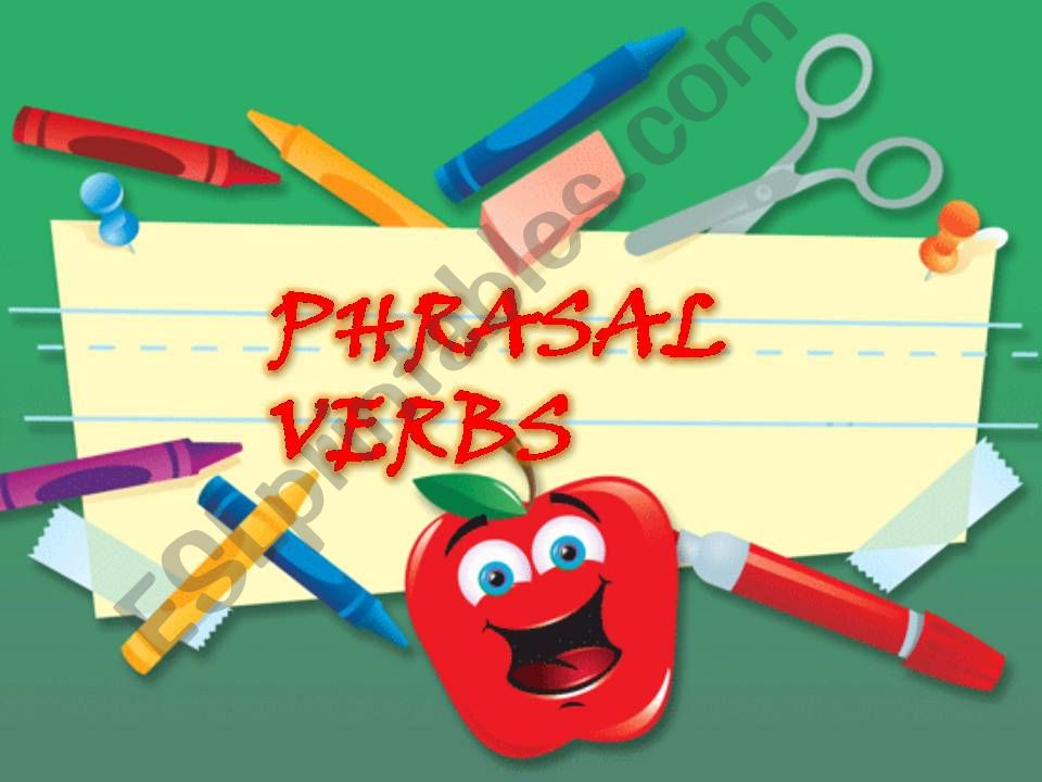 PHRASAL VERBS powerpoint