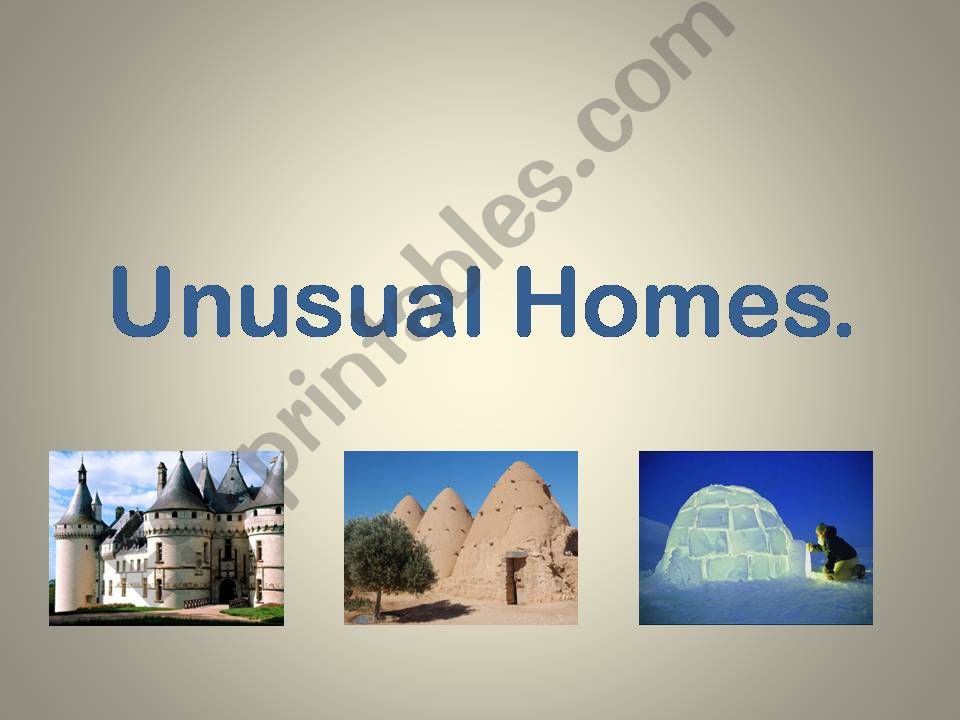 Unsual homes powerpoint