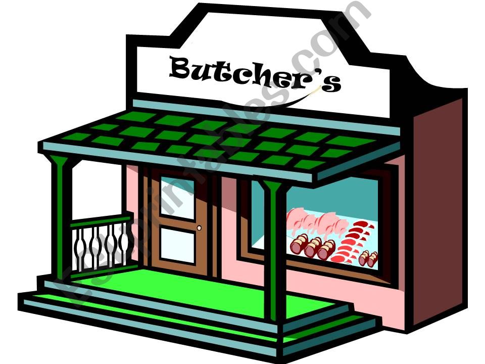 BUTCHERS SHOP powerpoint