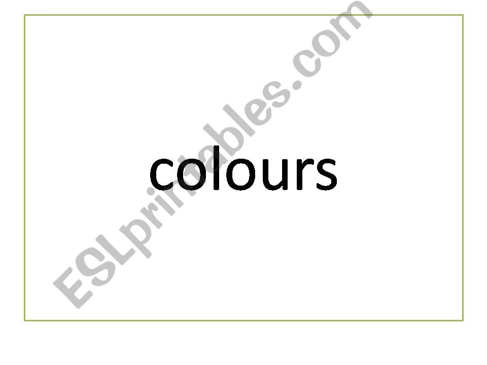 colours powerpoint