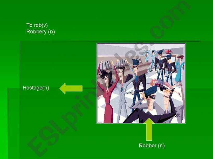 crime vocabulary  powerpoint