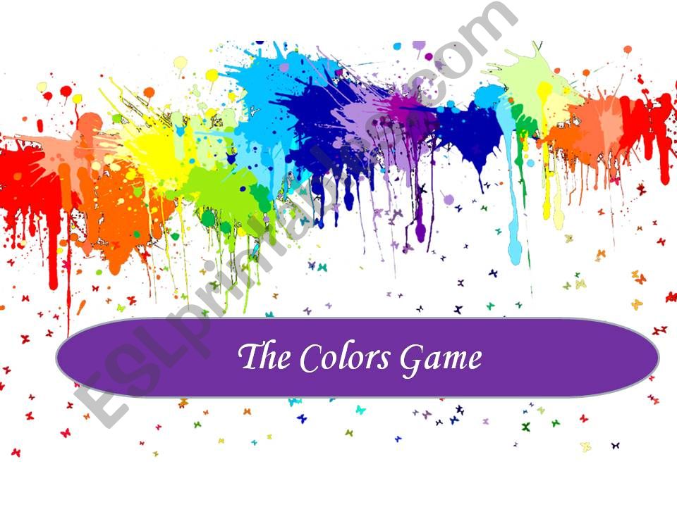 Colors Game 1 powerpoint