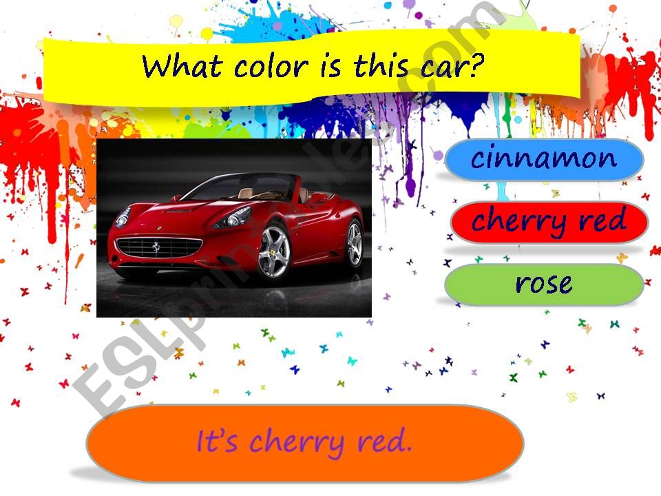 Colors Game 2 powerpoint