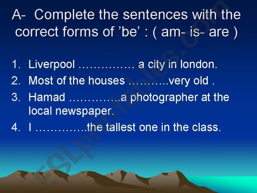 Grammar( v. to be + have got + prepositions)