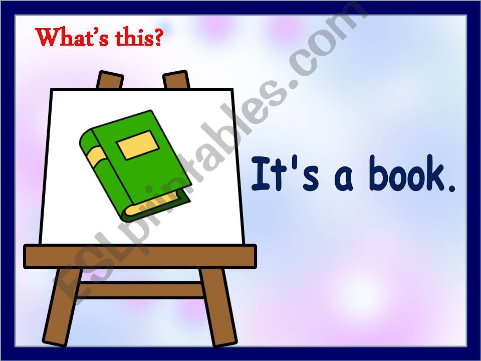 Classroom Objects powerpoint