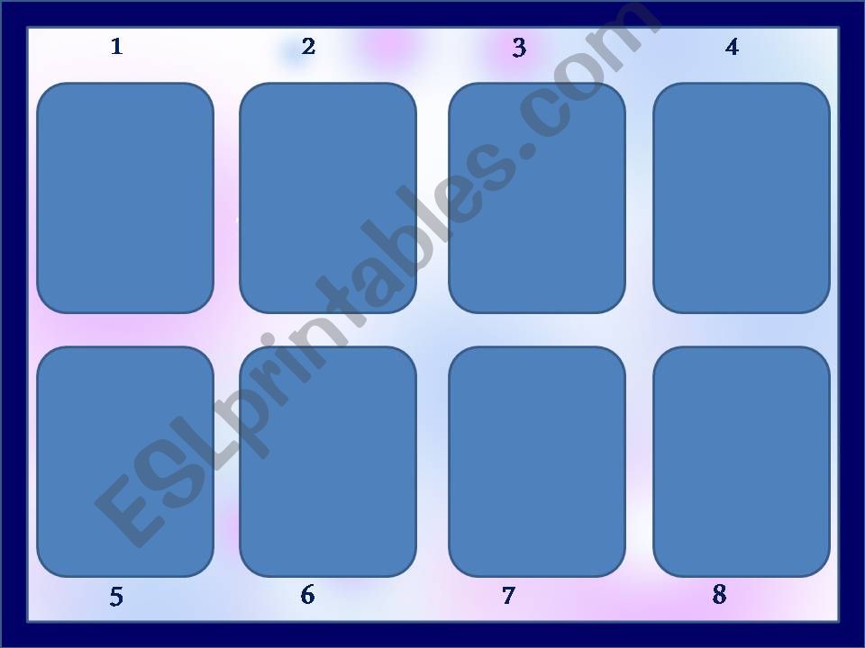 Classroom Objects game powerpoint