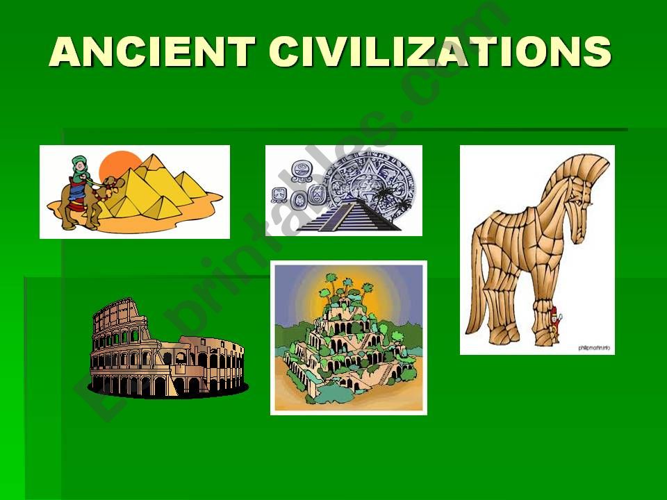 Ancient Civilizations-History Quiz-past simple