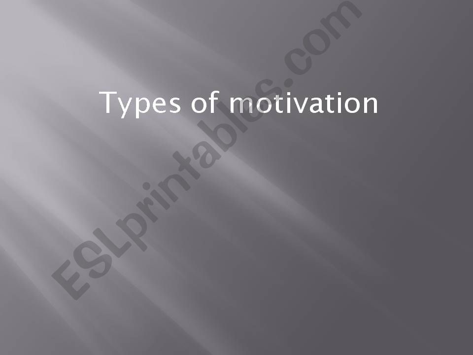 Motivation powerpoint