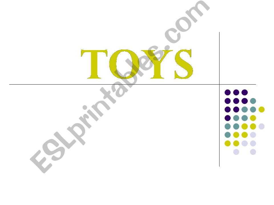 Toys powerpoint