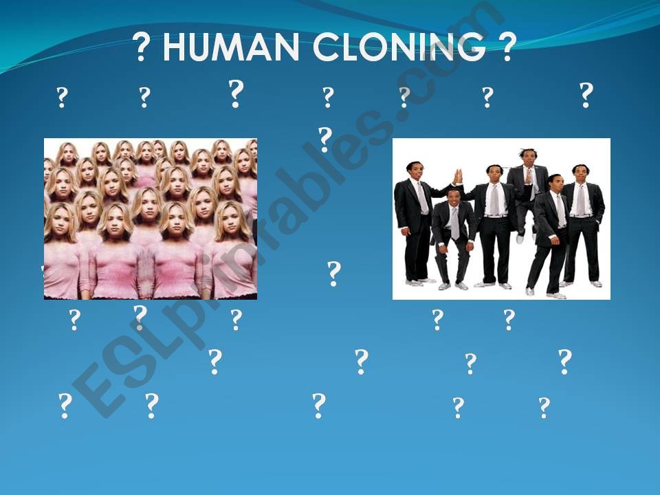 Human cloning powerpoint