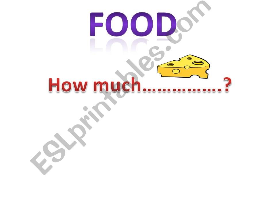 food uncountaable powerpoint