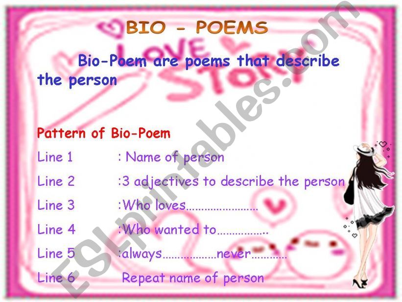 Bio-Poem powerpoint