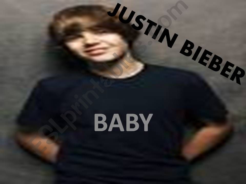 justin bieber- baby with exercises
