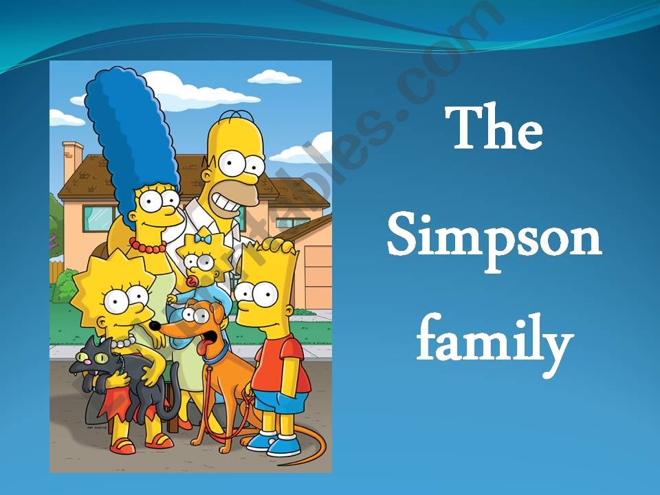 The Simpsons family tree powerpoint