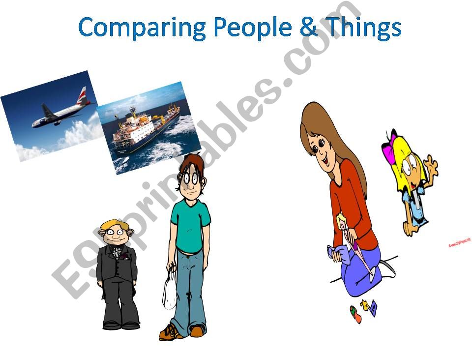 Comparing People and Things powerpoint
