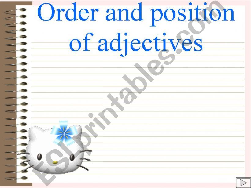 adjectives powerpoint