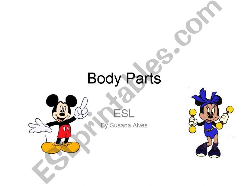 Body Parts powerpoint