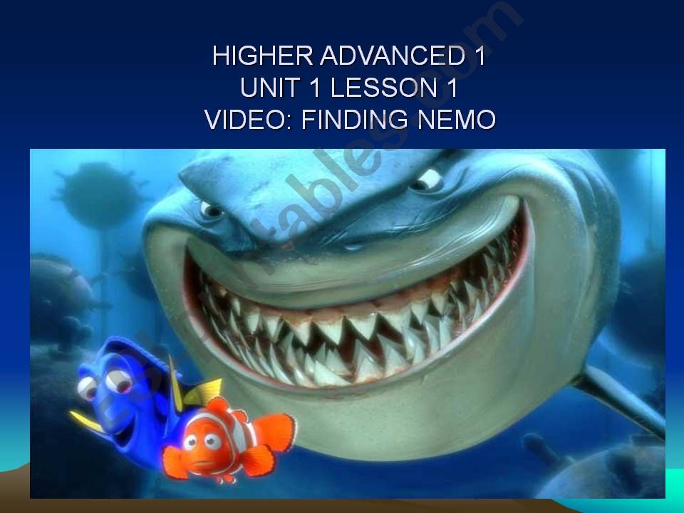 Memory - Video Nemo powerpoint