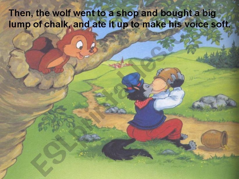 The wolf and the seven little goats ppt 6