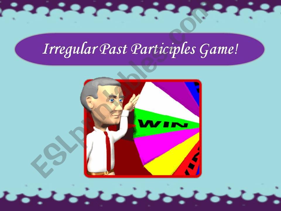 Irregular Past Participles Game