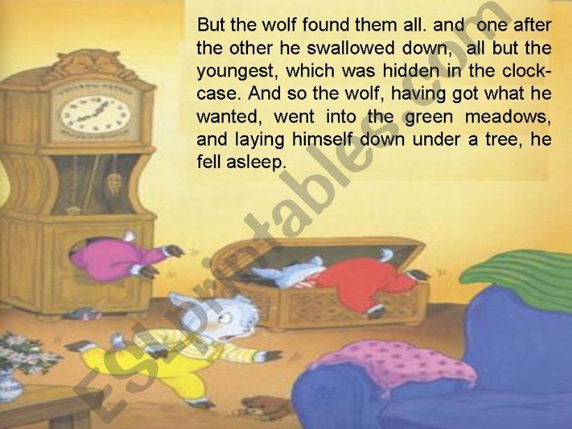 The wolf and the seven goats ppt 11/12