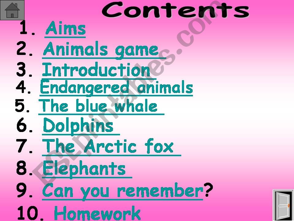 endangered animal powerpoint