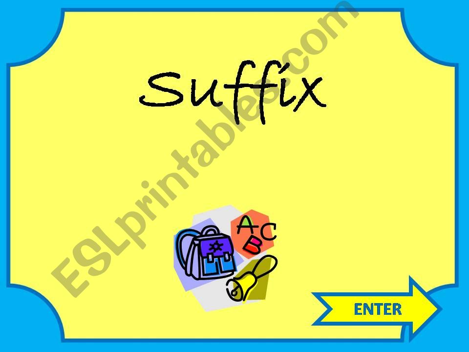 Suffix powerpoint