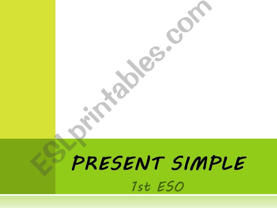 Present Simple powerpoint