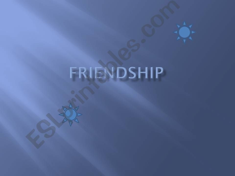 Friendship powerpoint