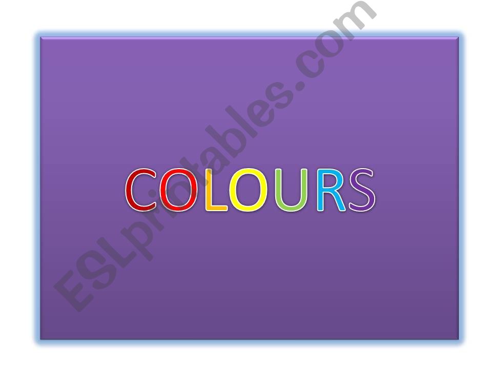 Colours powerpoint