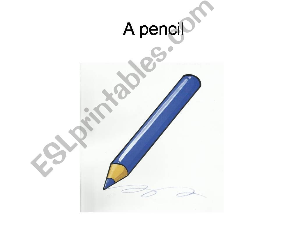 Classroom objects powerpoint