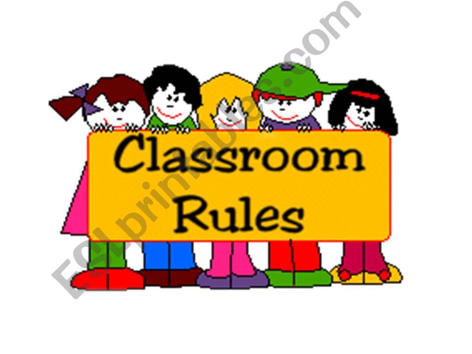 Classroom Rules powerpoint