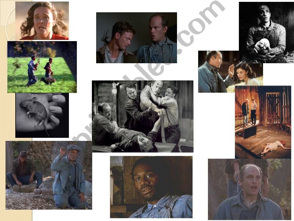 Of Mice and Men - Put the images in the right order key
