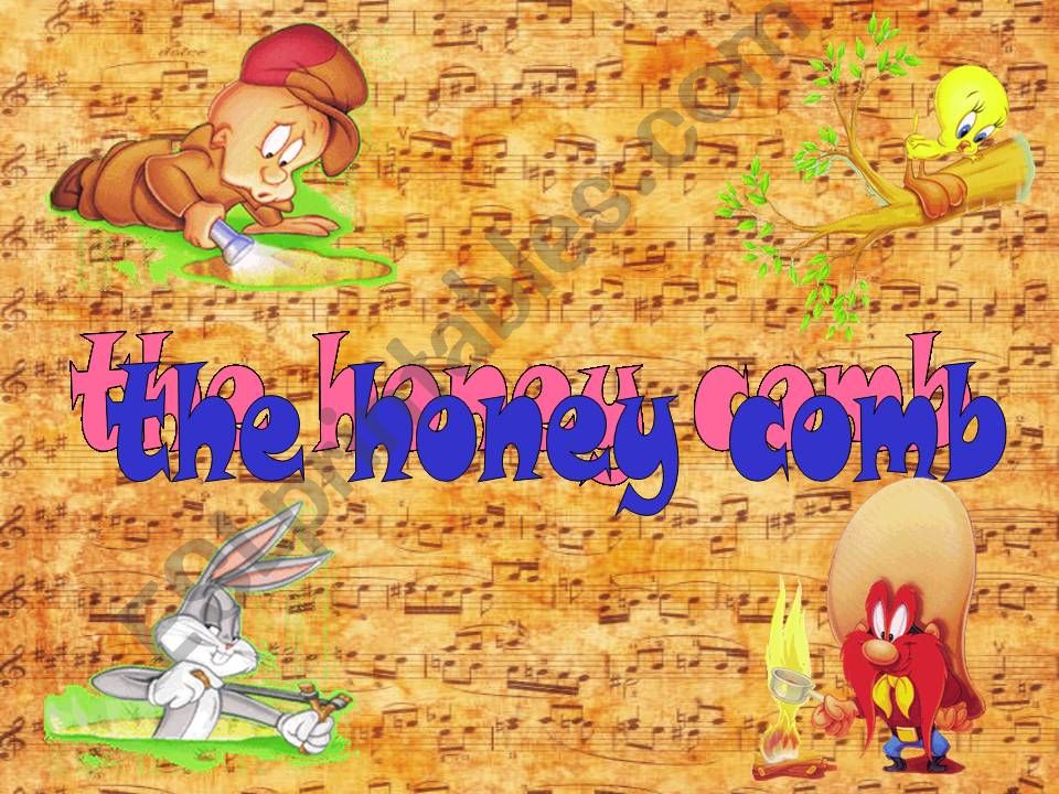 Honey comb vocabulary powerpoint