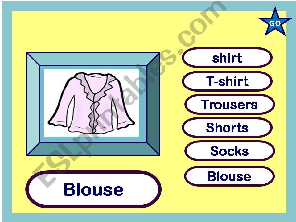 ClotheS- game powerpoint