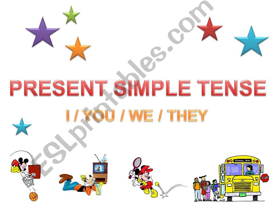 Present Simple for I / you / we / they RULES and EXERCISES