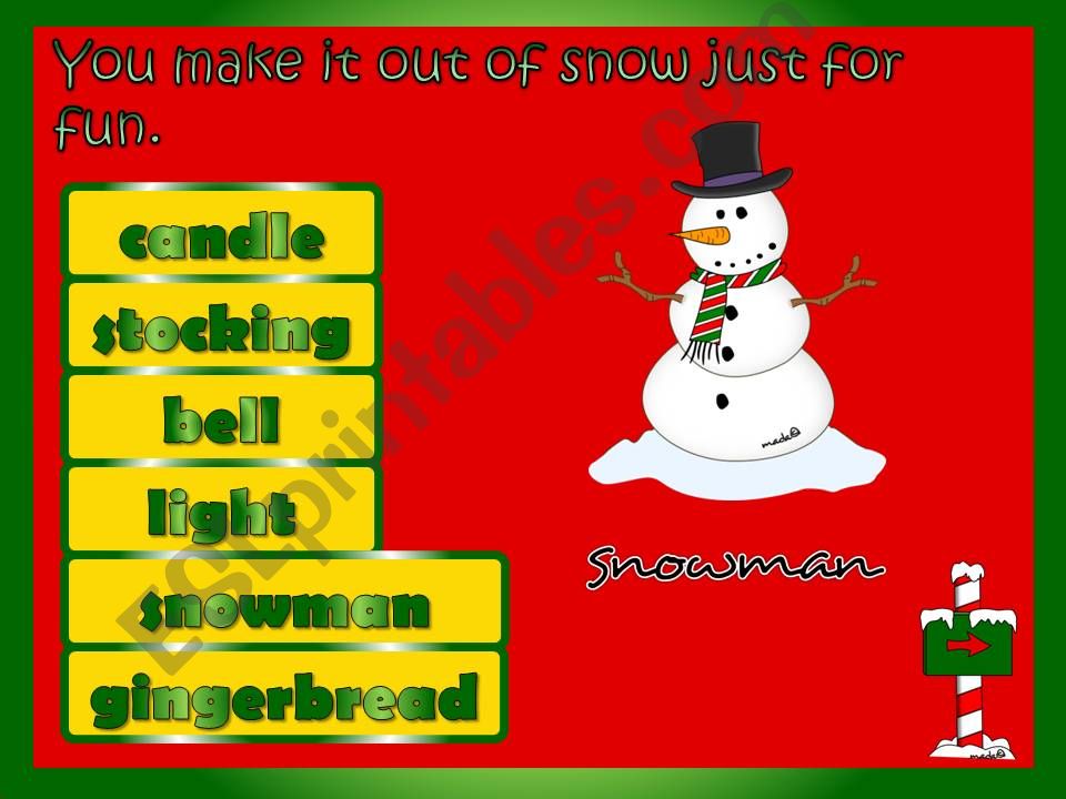 Christmas time *GAME* (4/6) powerpoint