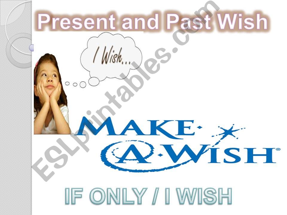 WISHES present past future  powerpoint