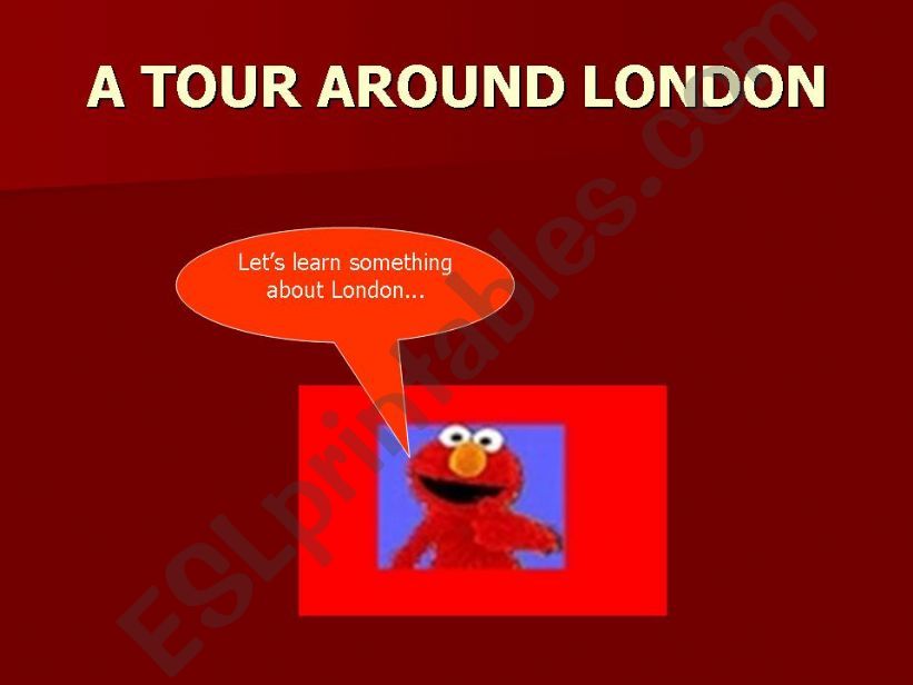 a tour around London powerpoint