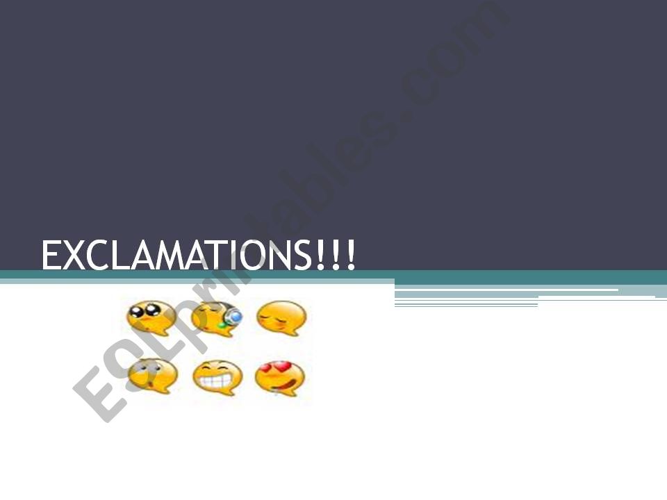 exclamations powerpoint