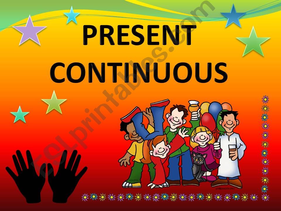 Present Continuous - explanation + exercises 