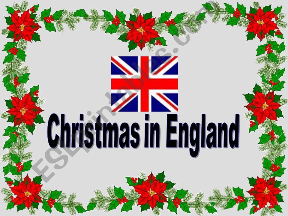 Xmas in England powerpoint