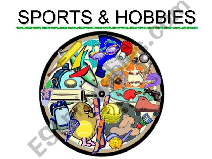 Sports & Hobbies powerpoint