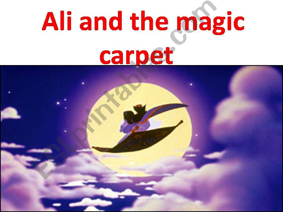 Ali and the magic carpet powerpoint