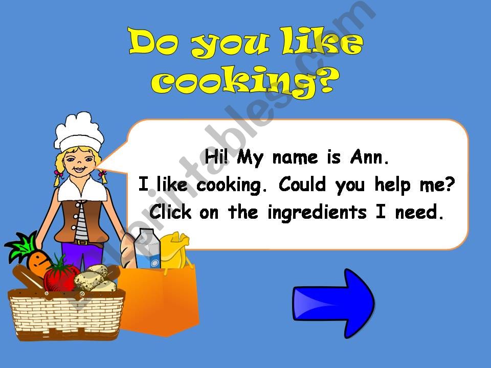 Do you like cooking? powerpoint